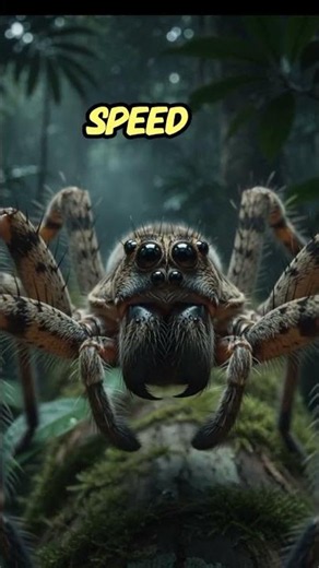 World's Fastest Giant Spider? Huntsman Explained! 🕷️#animals #nature #youtubeshorts