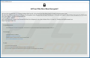 FilesRecoverEN Ransomware