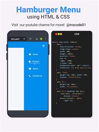 Aprende a Crear un Menú Hamburguesa con CSS