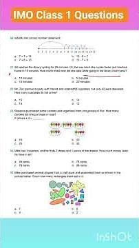 IMO UIMO Class 1 Olympiad Practice Question⁉️#olympiadclass1 #mathsolympiadexam #shorts #viralshort