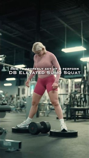 elevated sumo squats 🍑
