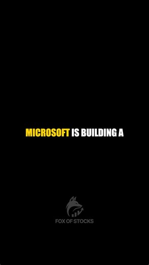 Microsoft Is Building A $100 Billion AI Computer 💻 If you’re not following @foxofstocks, you’ll probably never see us again. But if you’re following us, congrats - you’re growing every day 🦊📈 | Fox of Stocks