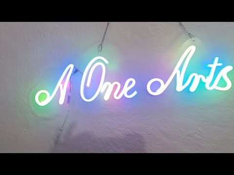 How to make Neon light || How to make floro neon || pixel neon marking video ||