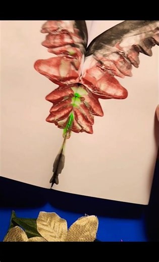 Watch This Paint Transformation Into a Stunning Butterfly! #shorts