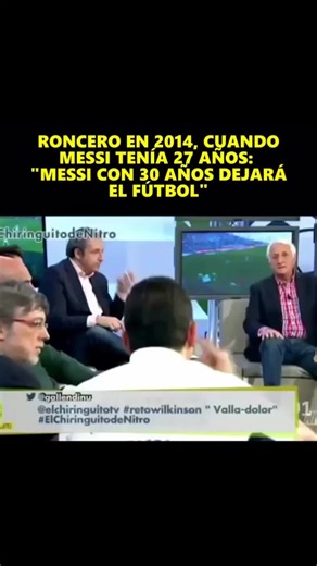 Messi a los 30 años dejará el Futbol, decia Tomas Roncero en 2014 en el Chiricircotv. hoy Messi a punto de cumplir 39 años es el maximo goleador de los mundiales con 18 goles. #lionelmessi #argentina2026 #fcbarcelona #fifaworldcup2026 #parati