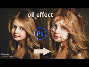 oil painting effect - photoshop tutorial