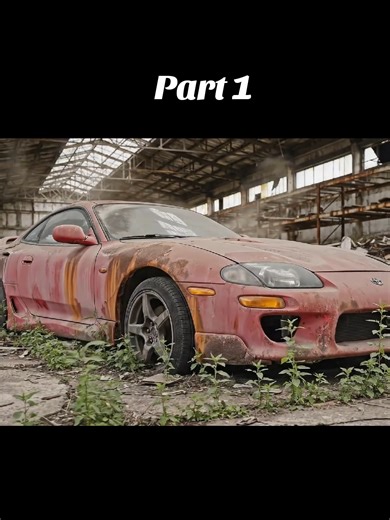 I Found an Abandoned 1994 Toyota Supra in the Forest and FULLY Restored It to Perfection (ASMR) #abondoned #toyota #classic #viral #engine