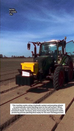 Fast and Precise Planting Row Maker Machine
