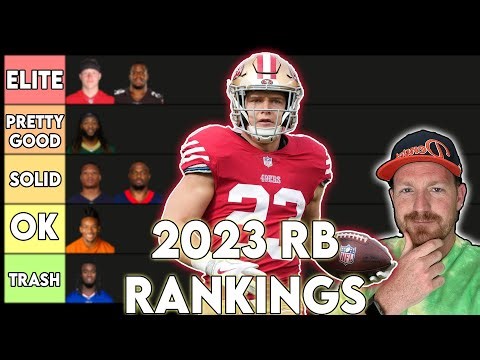 The BEST Running Backs RANKED | NFL Running Backs Tier List 2023