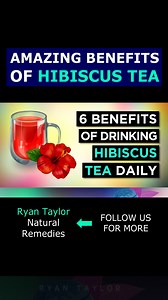 10K views · 116 reactions | 6 Amazing Benefits Of Hibiscus Tea #ryantaylor #naturalremedy #hibiscus #naturalremedies #ryantaylornaturalremedies | Ryan Taylor Natural Remedies | Facebook