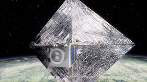 1st Satellite Built to Harpoon Space Junk for Disposal Begins Test Flight
