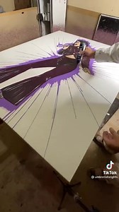 Huge painting of Selena Credit: Tiktok | SQP Fans
