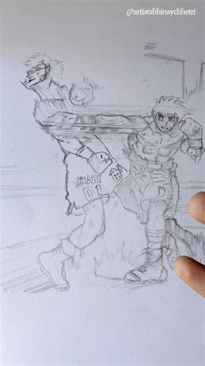 “1st Drawing of 2026 || Ippo Makunouchi Drawing”💀 #viral