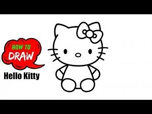 How to Draw Hello Kitty Step by Step 🐱 | Easy Cute Drawing Tutorial for Beginners