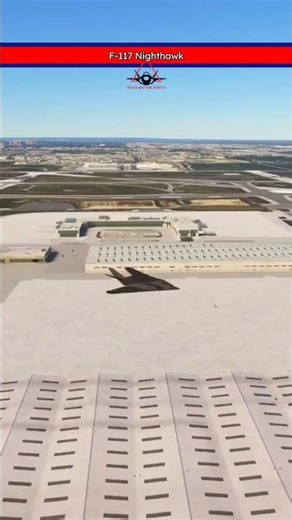 Rare F-117 Nighthawk Low Pass – Silent Predator!