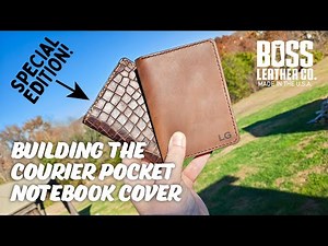 Building 2 Pocket Notebook Covers | The Courier Mini Composition Notebook Cover