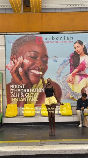 Réalisé mon rêve : affichage Erborian à Paris en plein jour