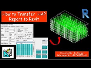 How to Transfer HAP Heat Load Report to Revit Software | Step-by-Step Guide!