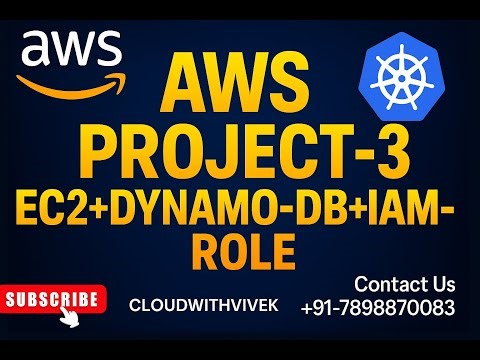 AWS PROJECT-3 || IAM-ROLE+DYNAMO-DB+EC2 || AWS PROJECT WITH DYNAMIC WEBSITE HOSTING || #aws #devops