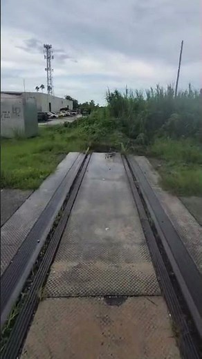Train Stops at Abandoned Railroad Crossing