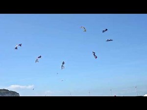 Acrobaties de cerfs-volants, Dieppe 2018 festival du Cerf Volant. 1.