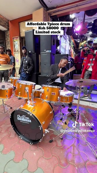 Affordable 7-Piece Drum Set for Music Lovers