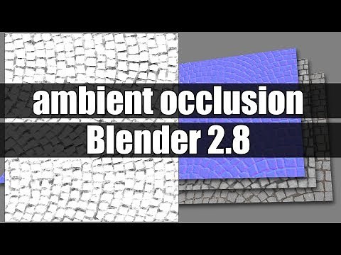 ambient occlusion texture node blender 2.8