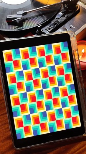 A pattern anyone can make 🌝#tutorial #patterninprocreate #easytutorial
