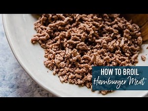 How to cook ground beef!