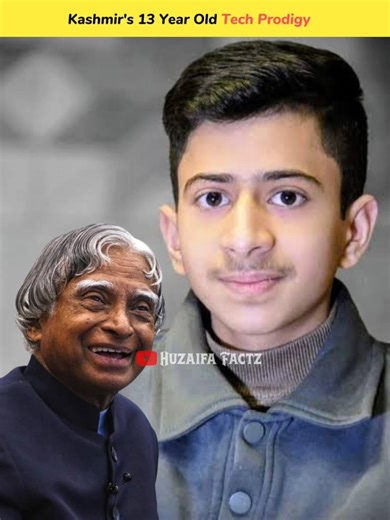 Kashmir's 13 Year Old Tech Prodigy #shorts