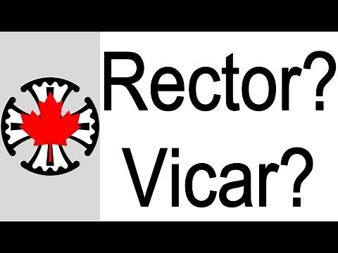 What is the Difference Between a Rector and a Vicar?