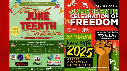 Yuma and El Centro residents attend two Juneteenth events