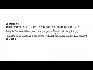 généralités sur les fonctions (4) -2nde-