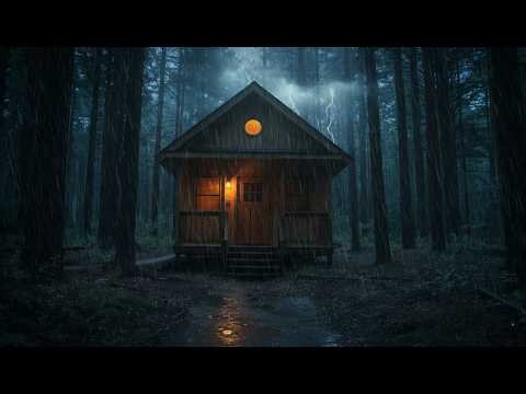 Rain Sounds For Sleeping - 99% Instantly Fall Asleep with Rain & Thunderstorm at Night | Deep Sleep