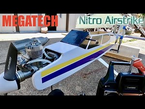 I Got A 61 INCH Nitro Plane - Megatech Nitro Airstrike - M46 Engine Start Up and Testing