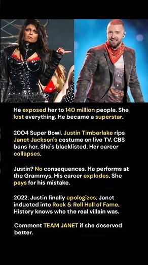 Janet Jackson Was Blacklisted for Justin Timberlake's Mistake | Super Bowl 2004