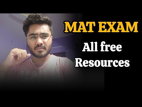 FREE MAT RESOURCES | MAT syllabus 2025