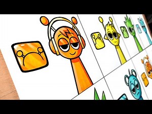 Drawing Sprunki Normal Version: Sprunki Neutral Icons ( Sprunki Incredibox )