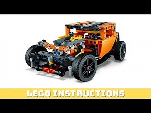 LEGO instructions | Technic | 42093 B-model | Hot Rod SpeedBuild
