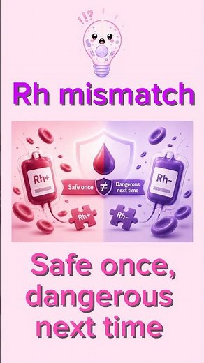 🩸Rh factor: what positive and negative actually mean? 💉