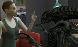 Ripley and a Xenomorph Share a House in This ‘Sims 4’ Twitter Thread That’ll Make Your Day