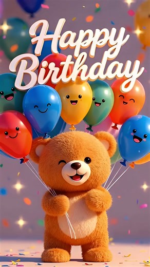 Happy Birthday Wishes from Teddy Bear 🧸🎂 | Sweet Animation. Make birthdays extra special with a cute teddy bear wishing happy birthday 🧸🎂 This sweet and joyful animation features an adorable teddy bear, colorful birthday cake, glowing candles, and festive decorations. Perfect for kids, friends, family, and loved ones. Share this heart-warming teddy wishes happy birthday video to spread smiles, love, and happiness on someone’s special day 🎉✨ Ideal for Reels, Shorts, Stories & Kids Content.#T