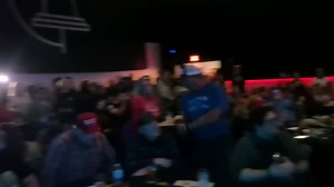 Rick, Jill, and Smokestack take the mic at Decision Tactical for the Inauguration Party. | 1059 SUNNY FM