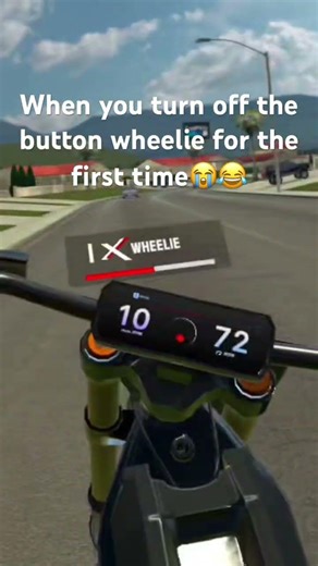When you turn off button wheelie for the first time🤣😭￼ #motox #relatable