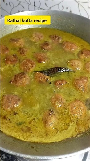 kathal ki sabji recipe |kofta curry|#kathal #jackfruit #youtubeshort #foodvideos #recipe