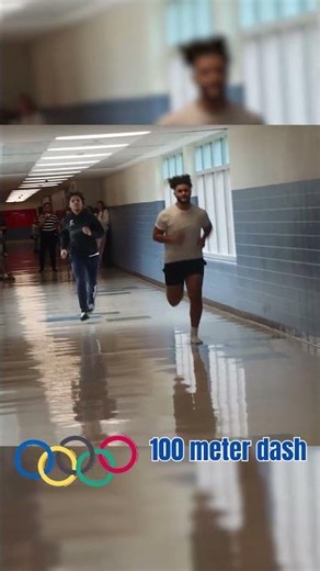 Who will win gold in the 100-m dash?