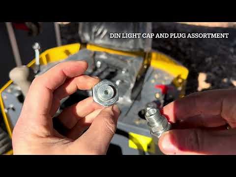 Agrotk H12 Chinese Mini Excavator Mods: What size are my hydraulic fittings? How to measure them!
