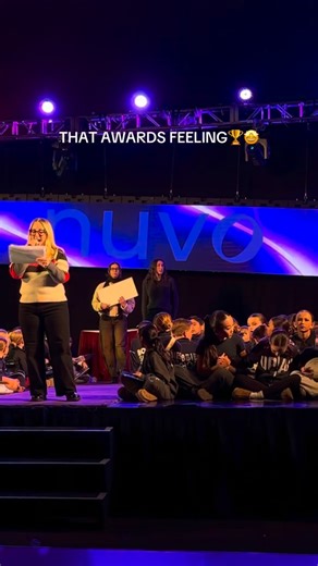 That awards feeling! “I wanted to jump off stage” 😂💜 #nuvopasadena #danceone #gonuvo | NUVO Dance Convention