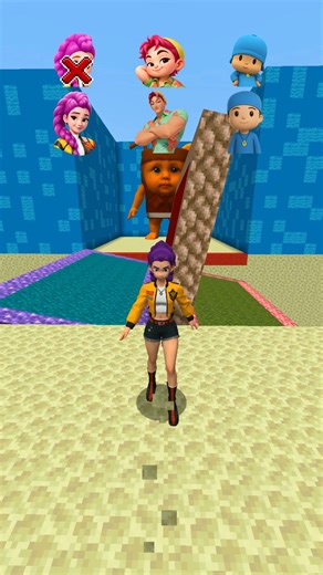 Zeus Shorts on Instagram: "Kpop Demon Minecraft Rotating Wheel🤯 P.1 #minecraft #roblox"