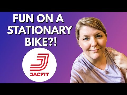 Stationary Bike Video Game? JACFIT demo & review | Video Games for Weight Loss